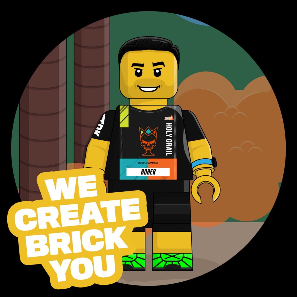 We create Brick you - picture of a completed BrickRunner